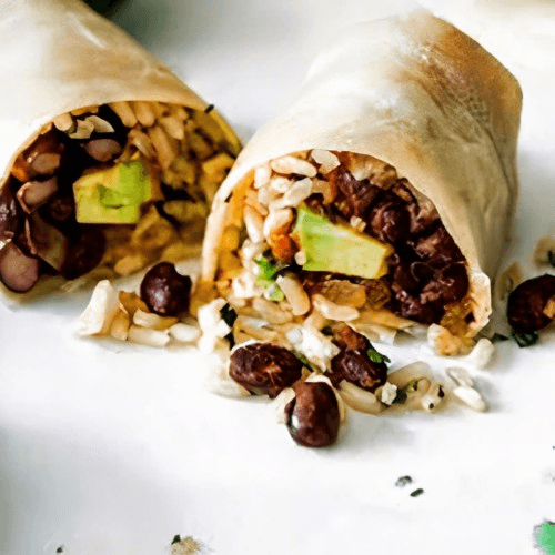 Kids Rice, Black Beans, and Cheese Burrito