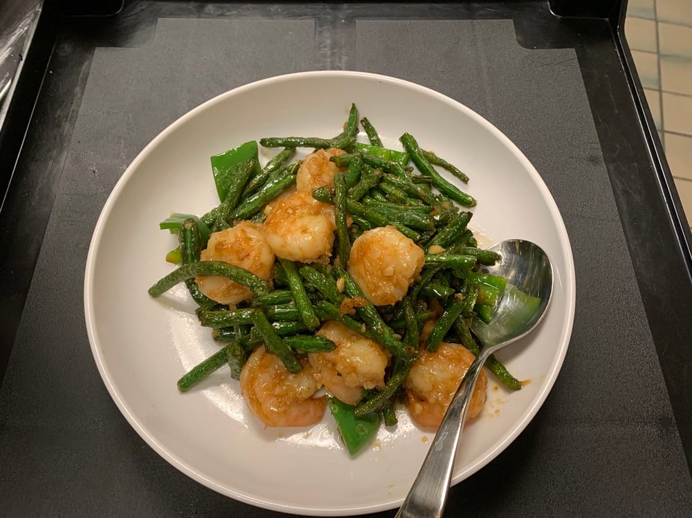50 四季豆虾Shrimp With String Beans