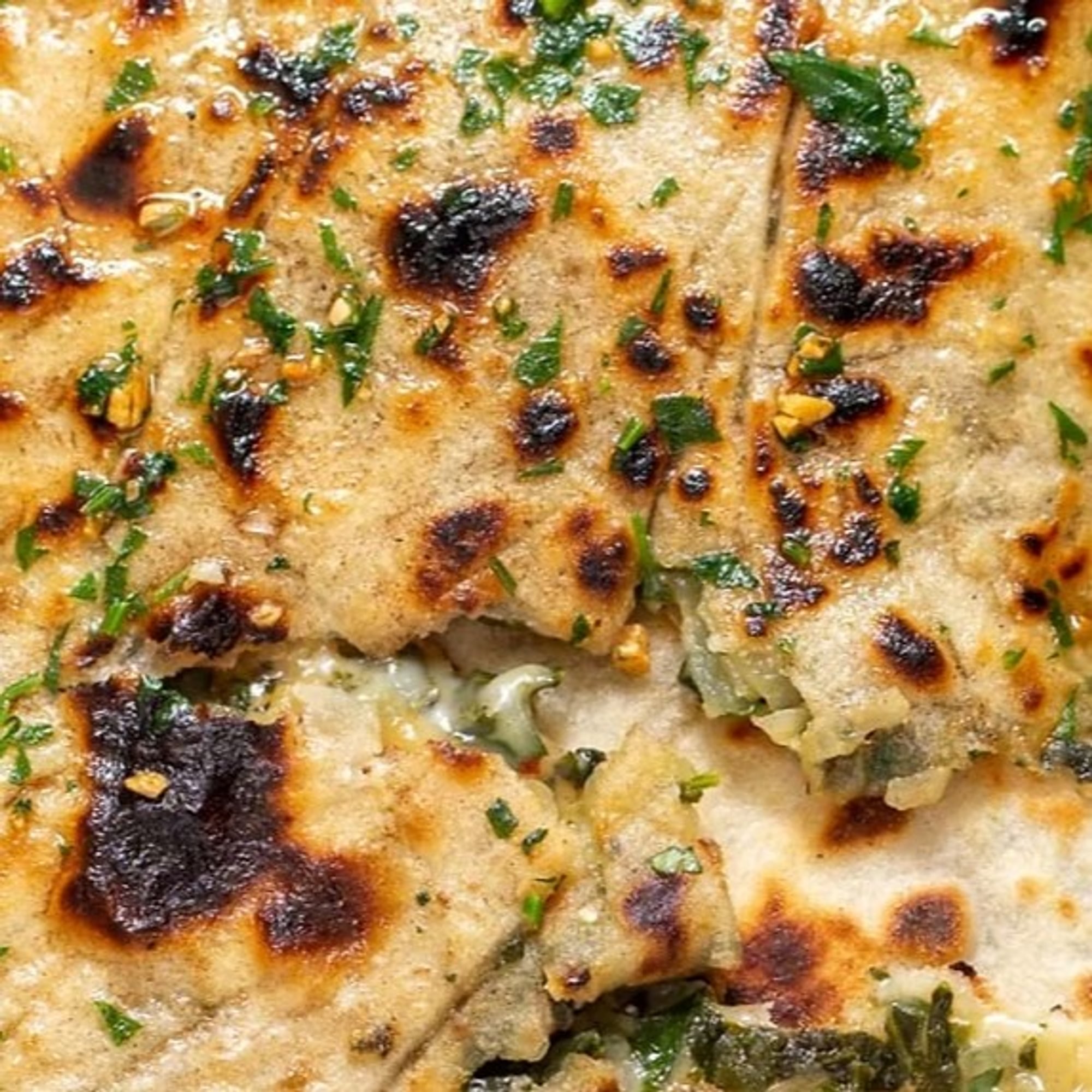 Spinach Naan