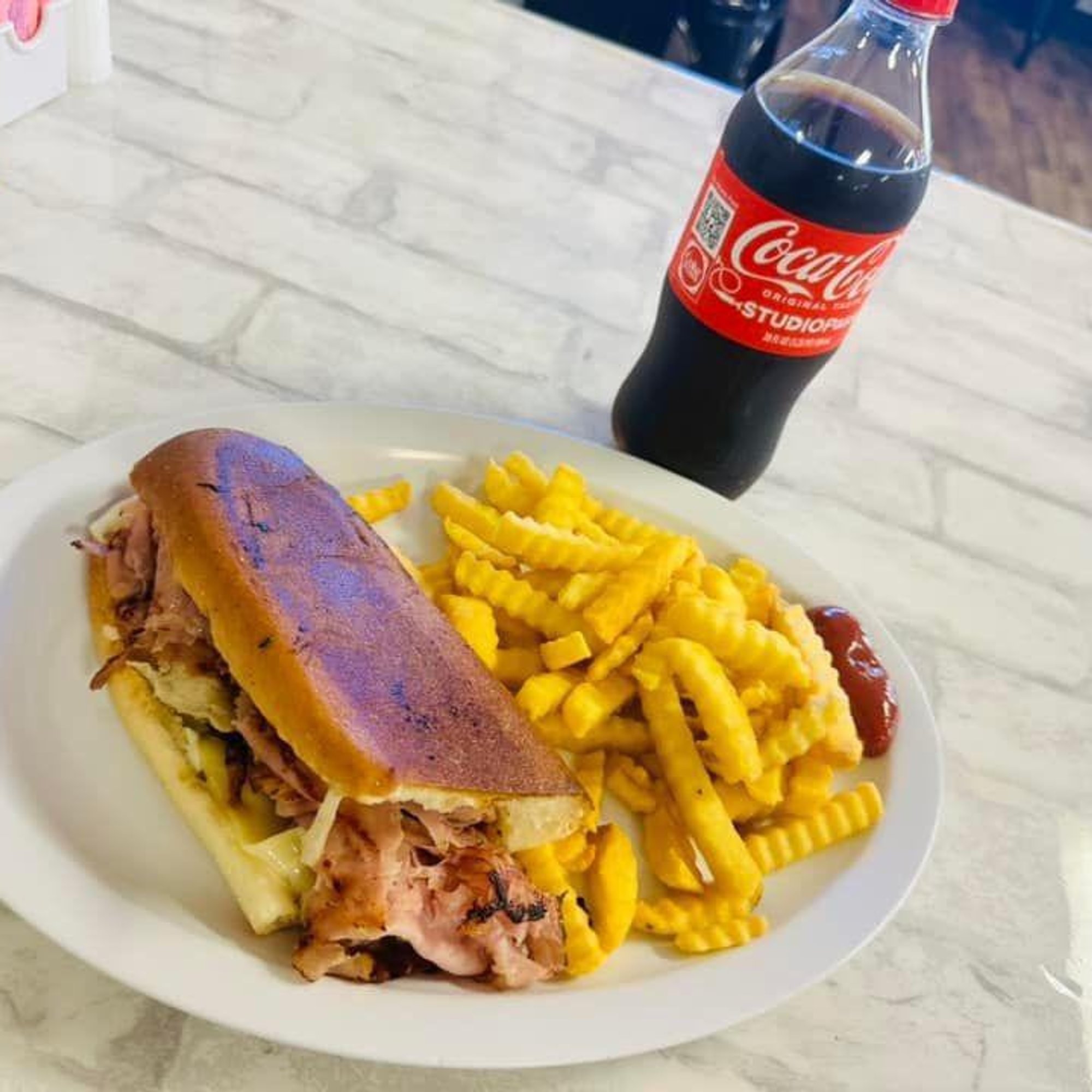 Special-Half Cuban and Fries $12.99