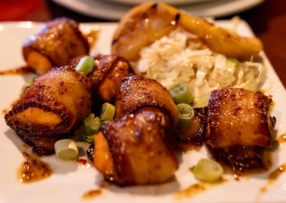 Bacon Wrapped Salmon Bites (GF)