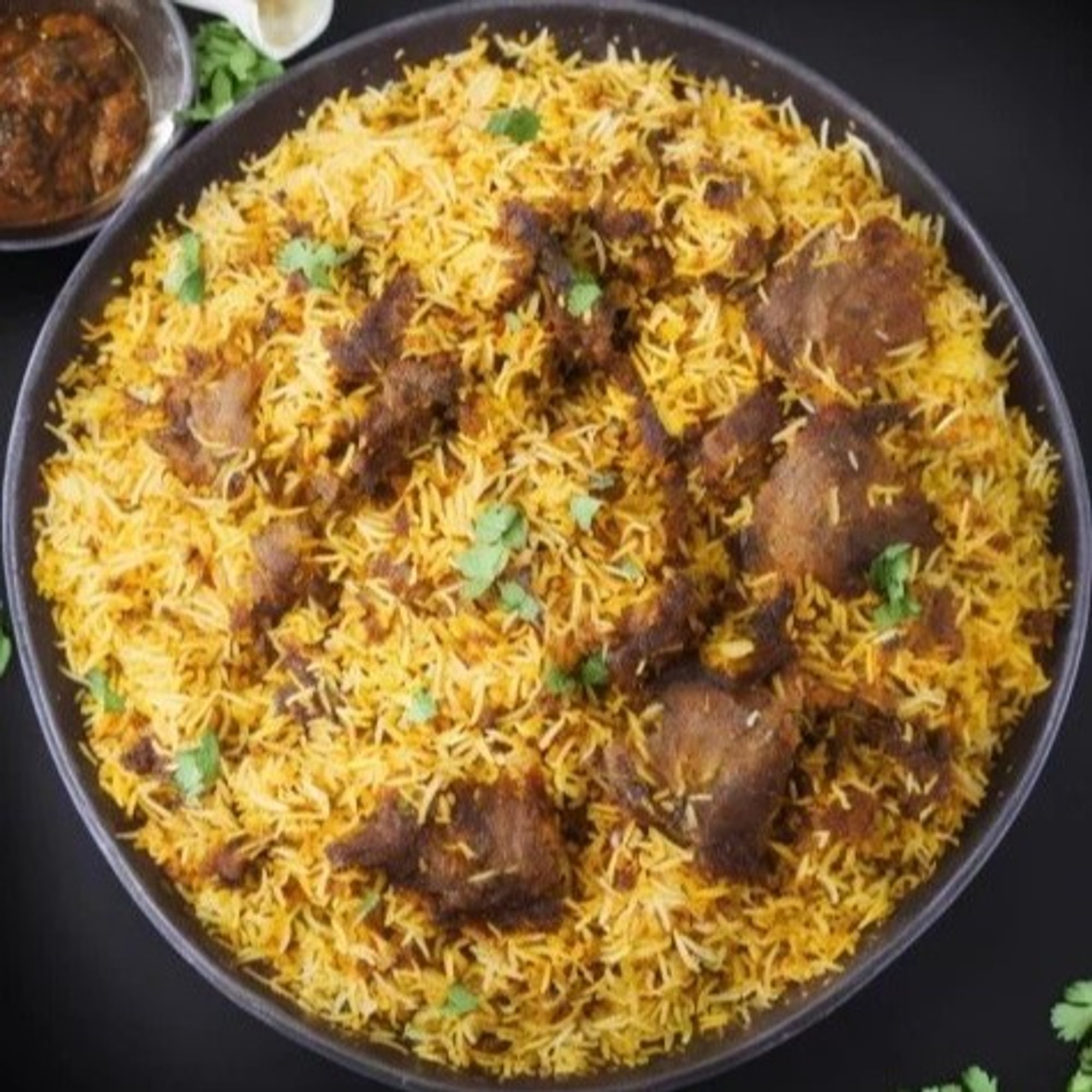 Goat Fry Biryani