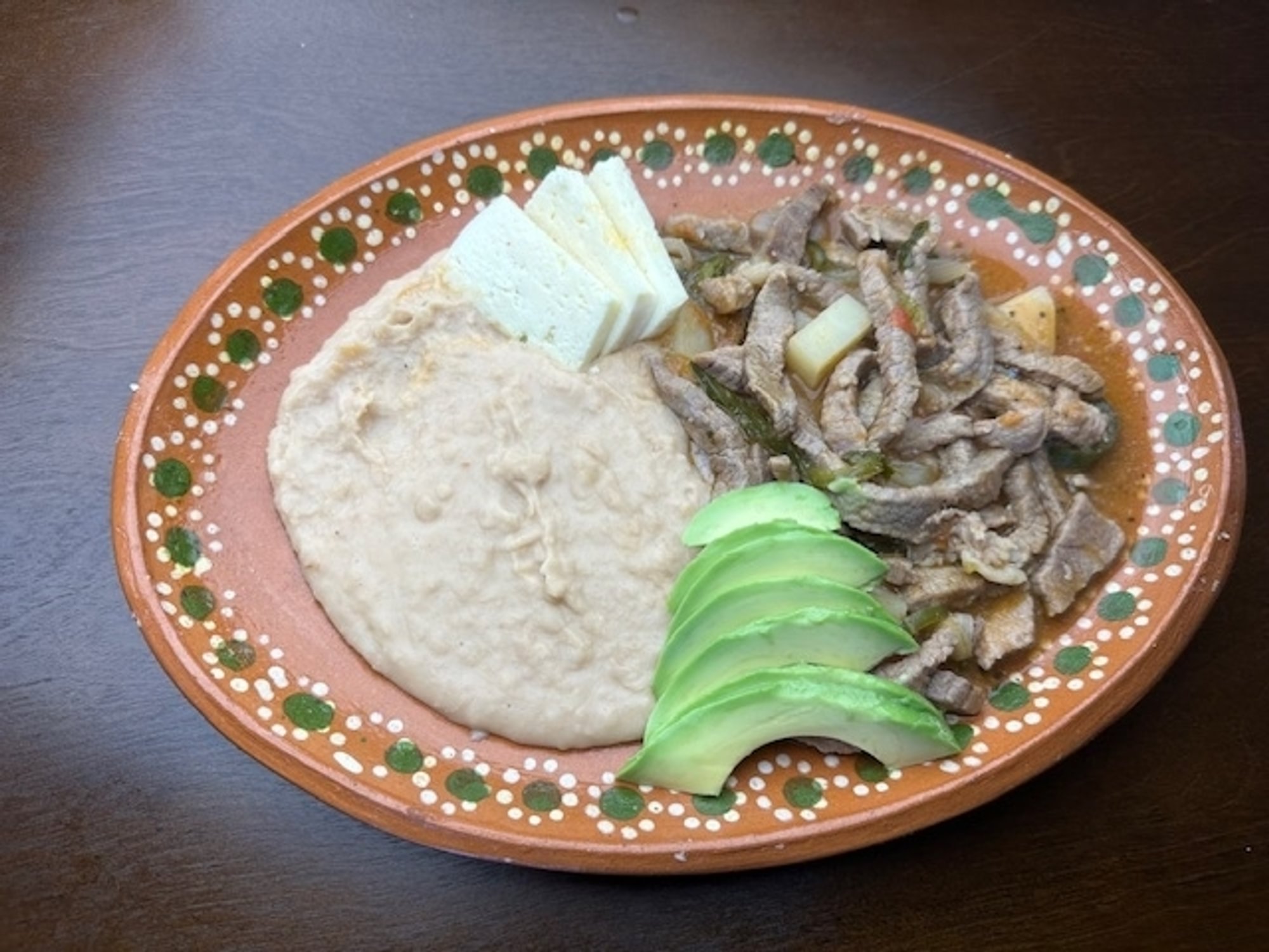 Steak ranchero plate