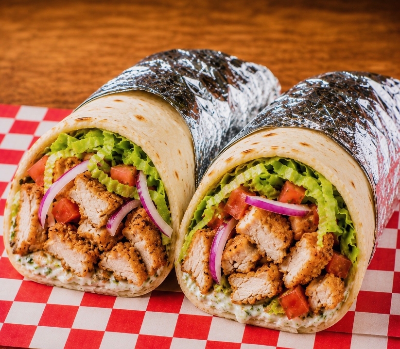 Crispy Chicken Gyro Pita
