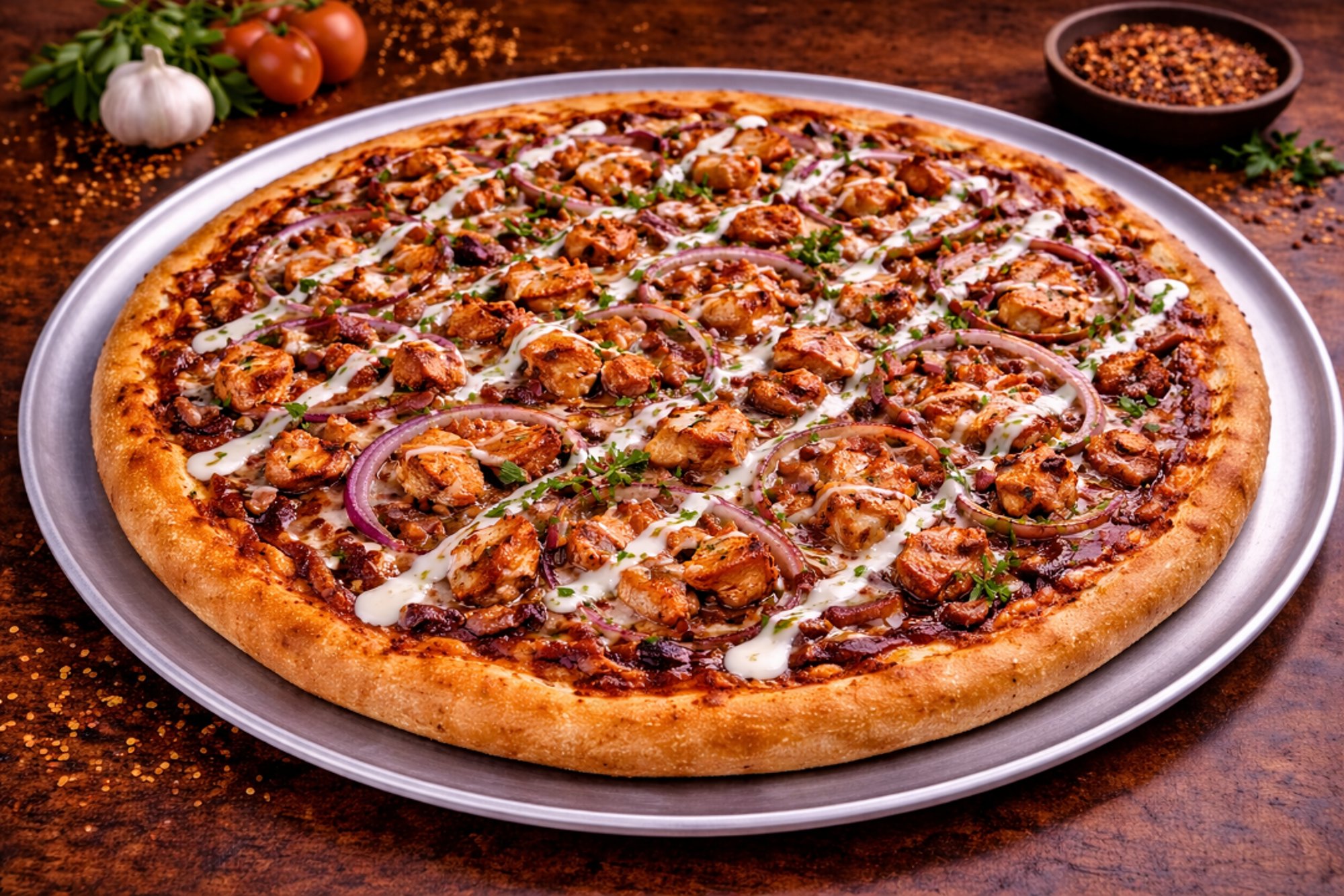 16" BBQ Chicken Pie