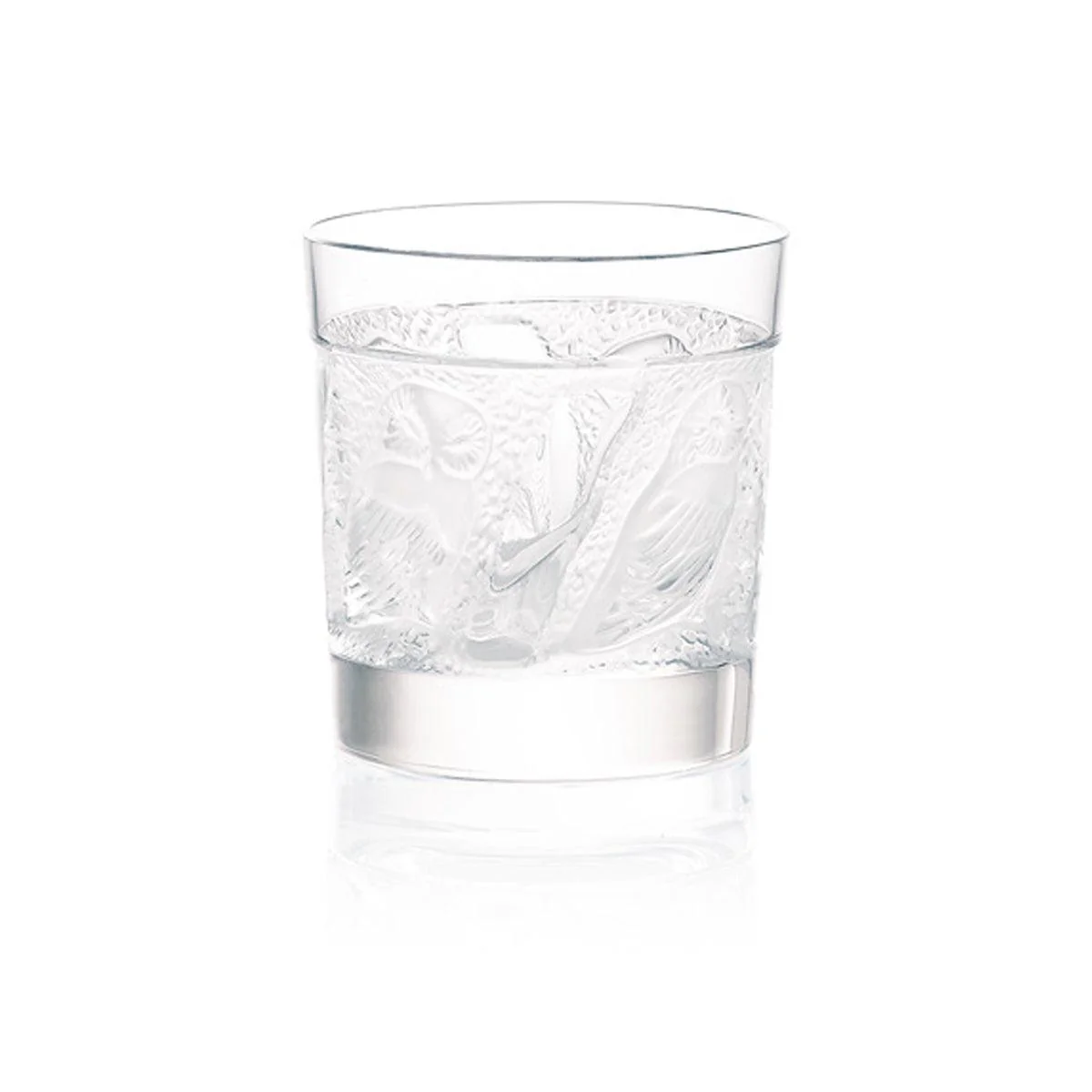 Lalique Owl Old Fashion Tumbler