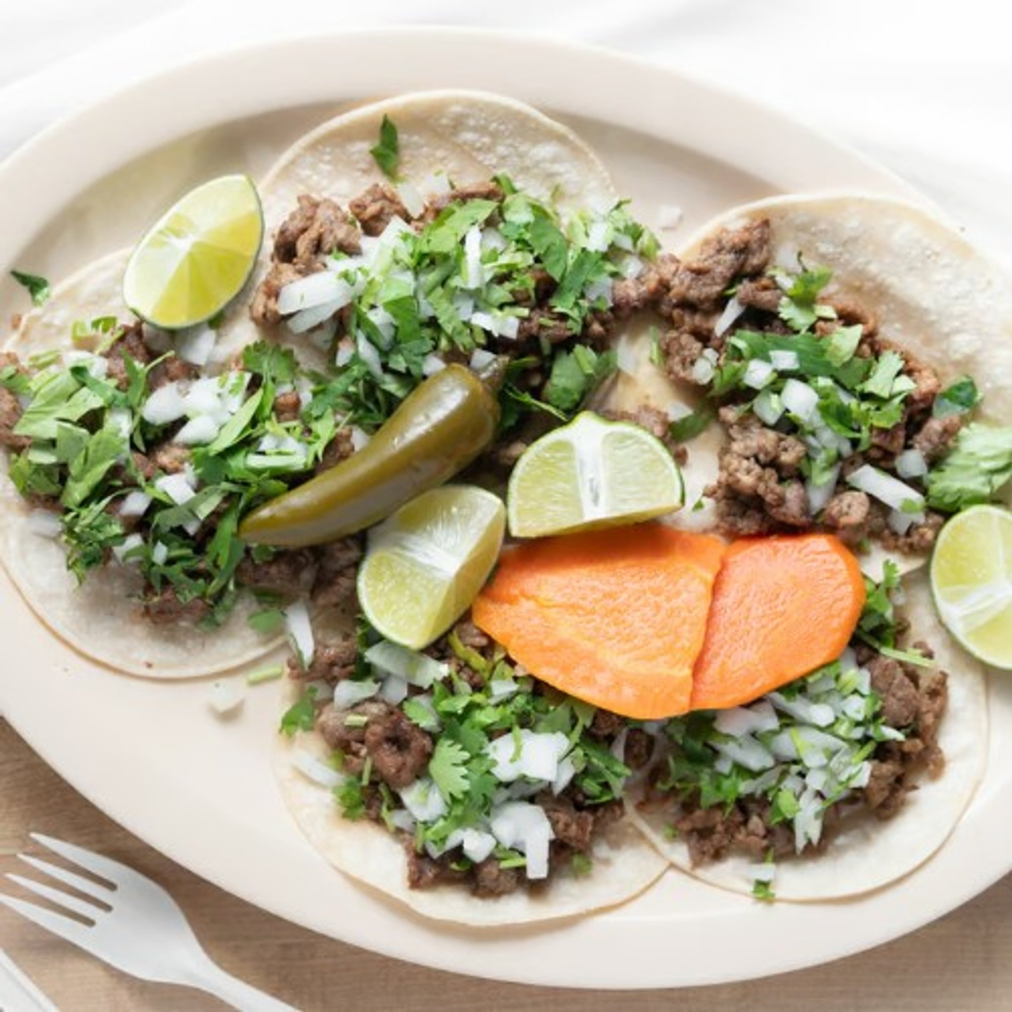 5 Mini Tacos with Soda & Side