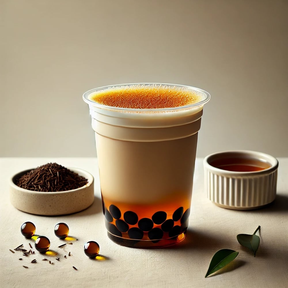 Brown Sugar Creme Brûlée Milk Tea