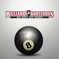 Billiards  and  Barstools, Big Kids Toy Stores Logo