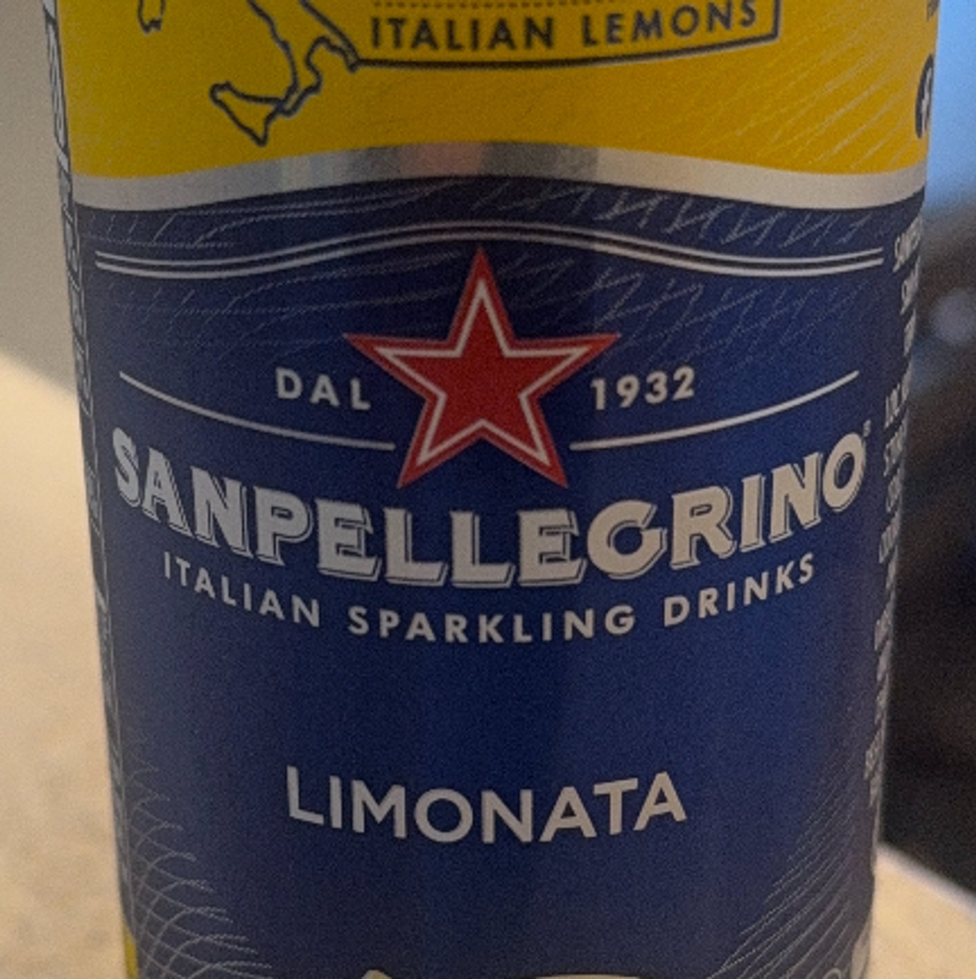 Canned San Pellegrino