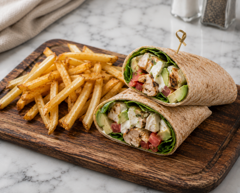 Avocado Chicken Wrap
