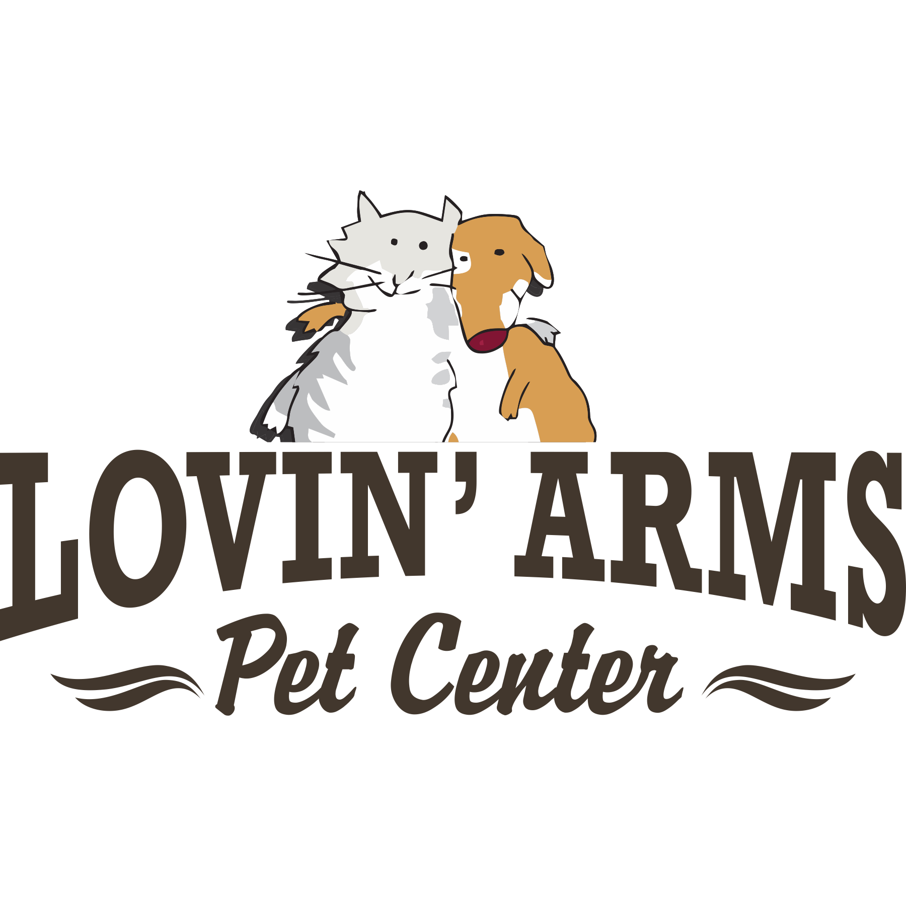 Lovin' Arms Pet Center Logo