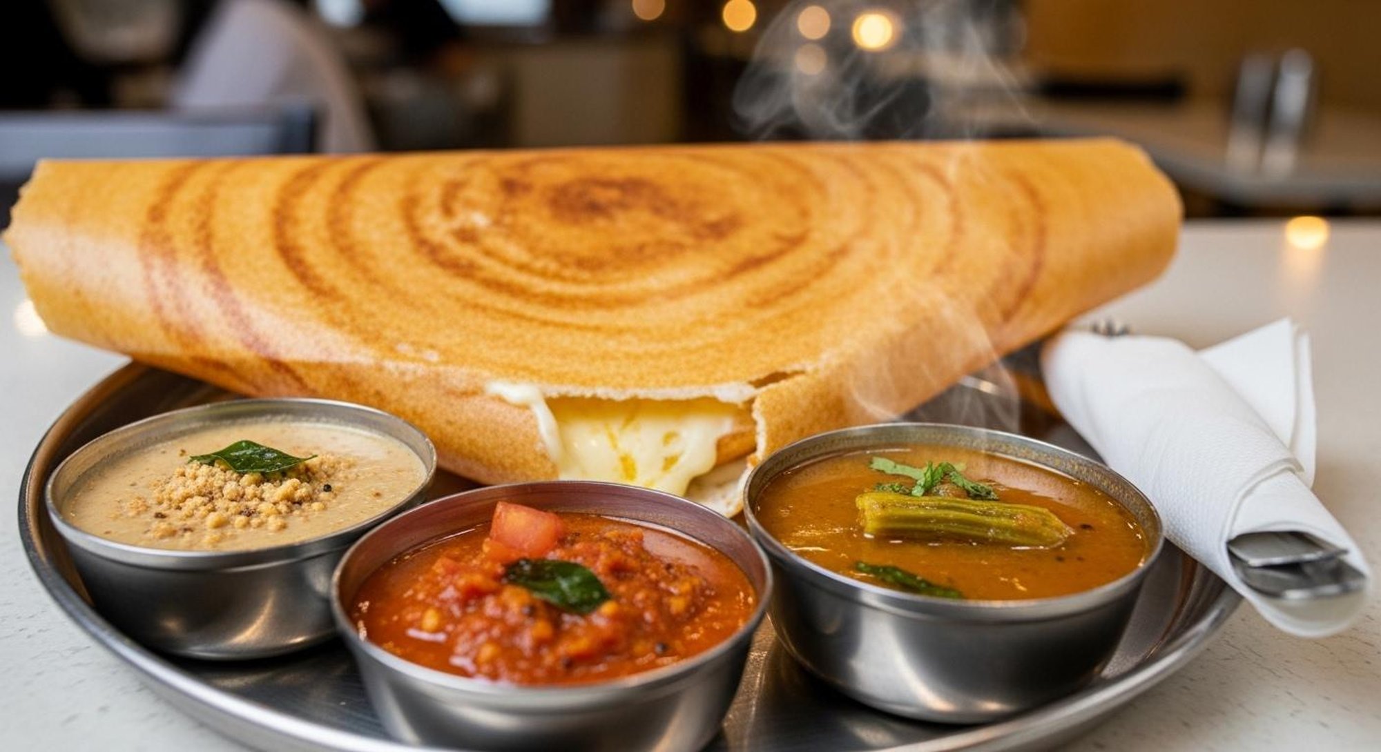 Cheese dosa
