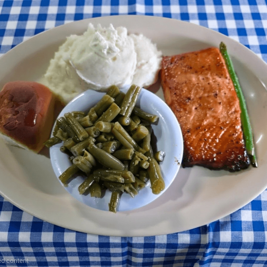 Bourbon Glazed Salmon