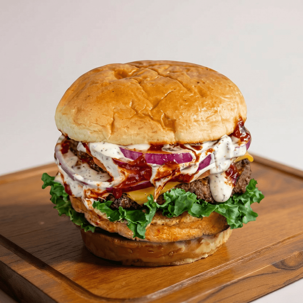 Zafire Burger Meal (Spicy)