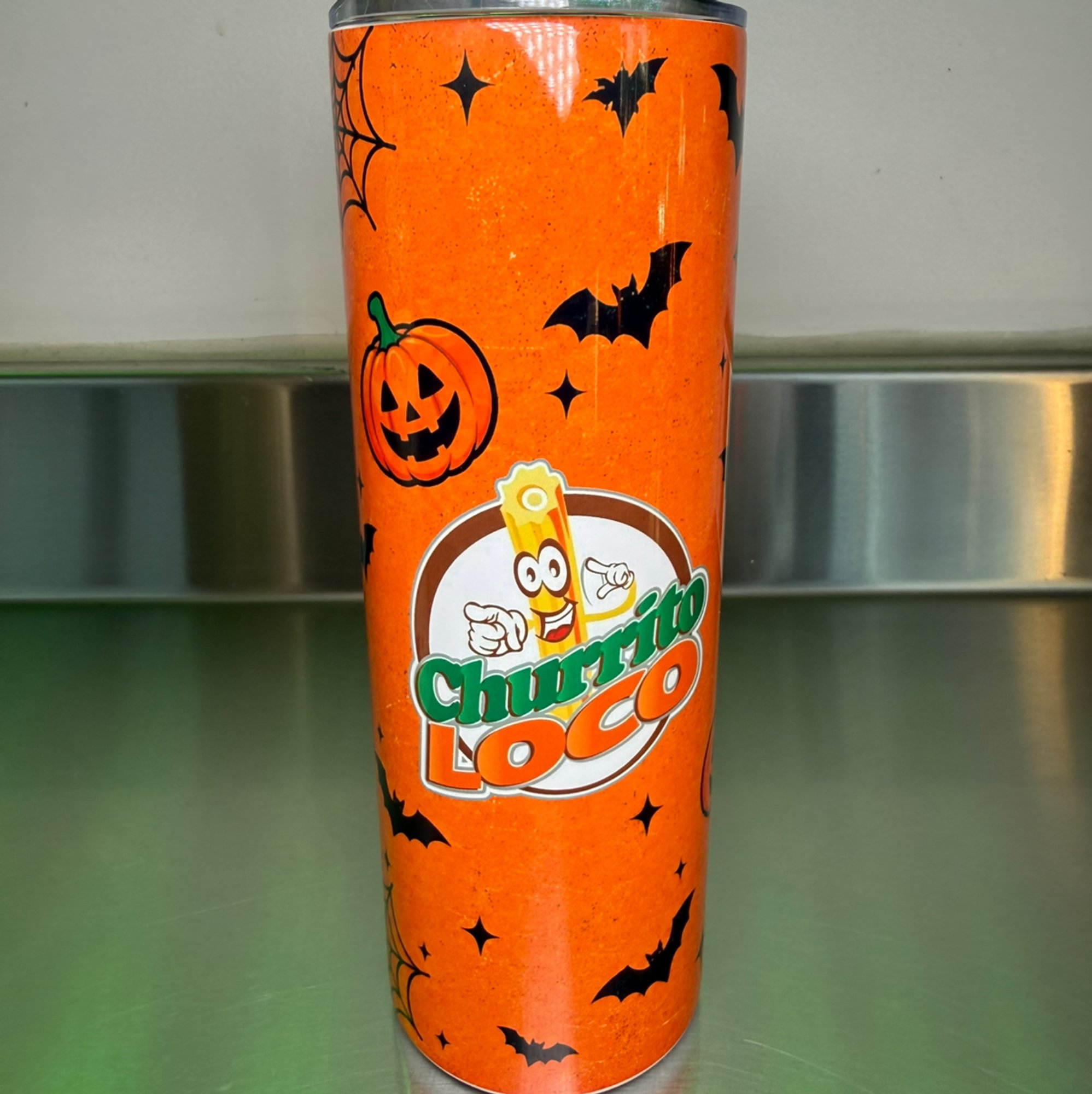 Halloween Tumbler Orange