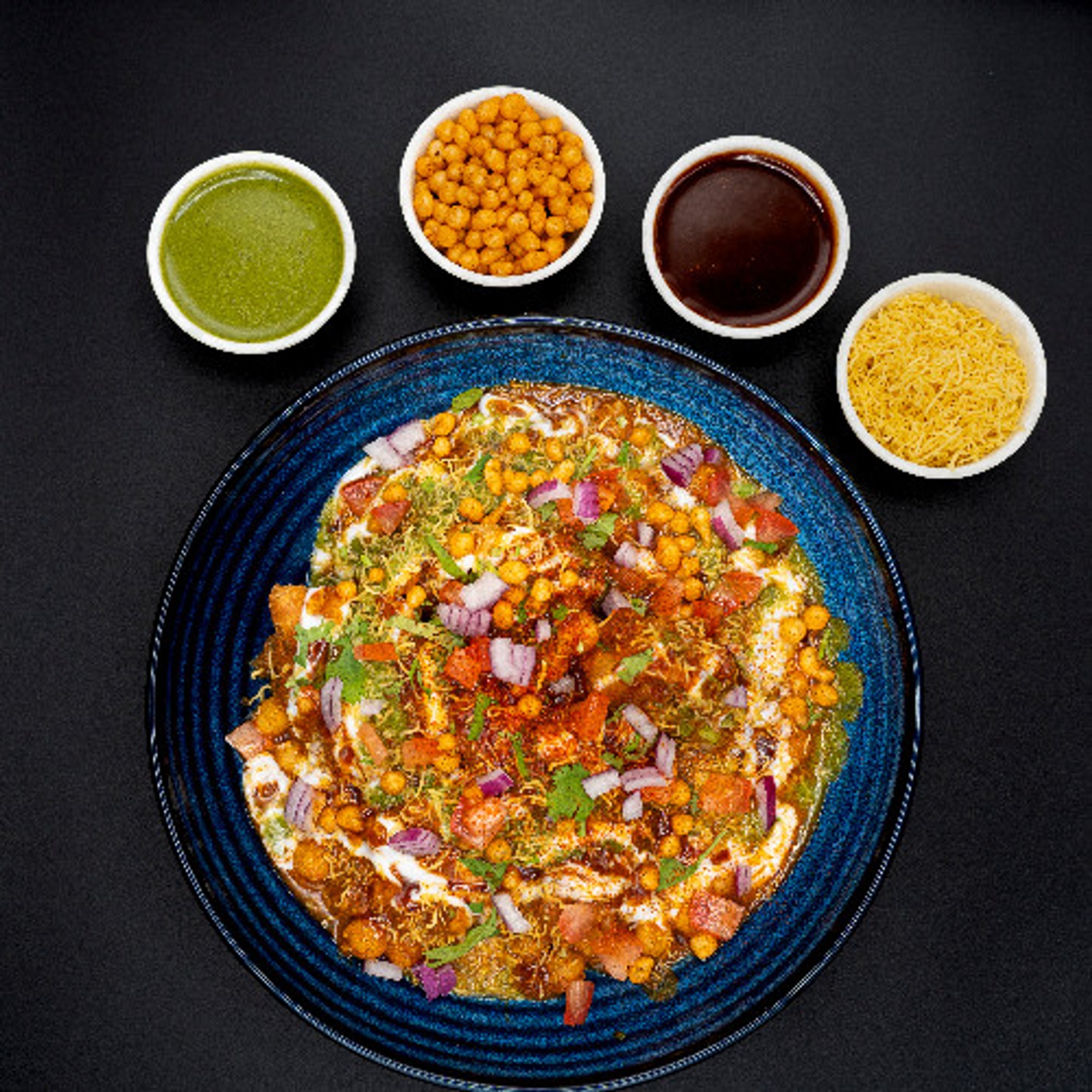 Samosa Chole Chat