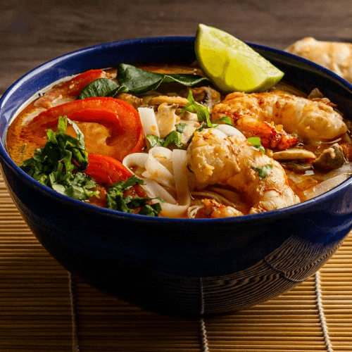 1. Thai Rice Noodle Tom Yum Soup