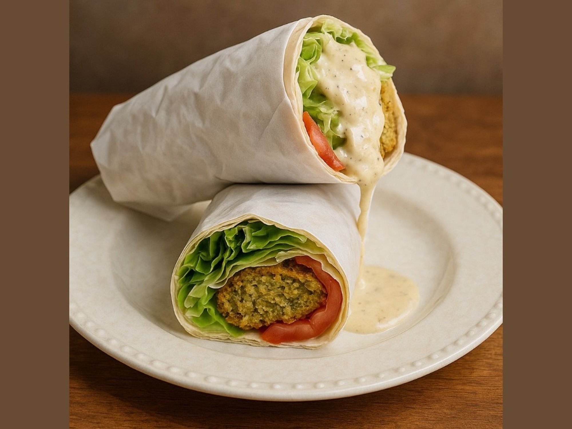 #9) Falafel Wrap