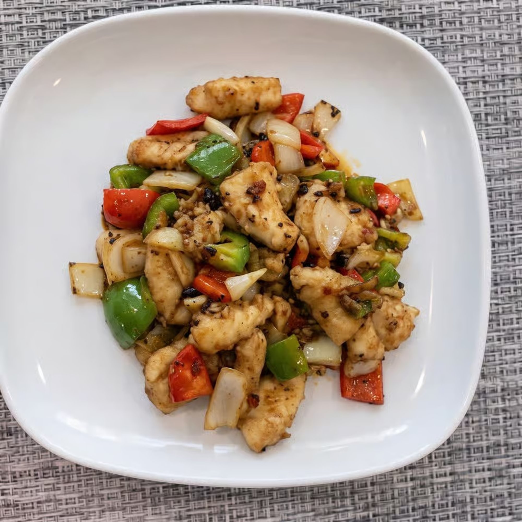 Fish Fillet with Black Bean Sauce / 豉椒班片