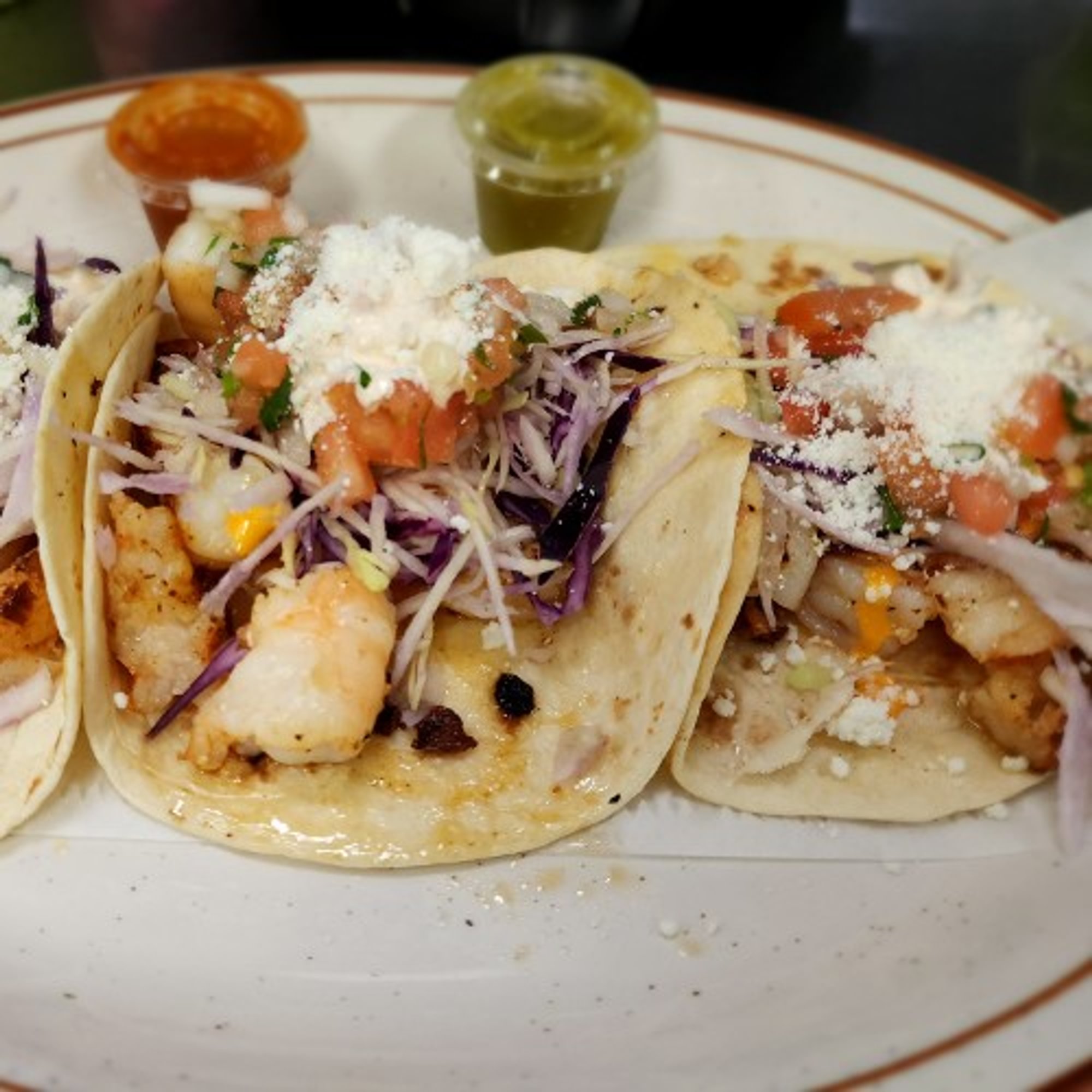 Baja Shrimp Tacos (3)