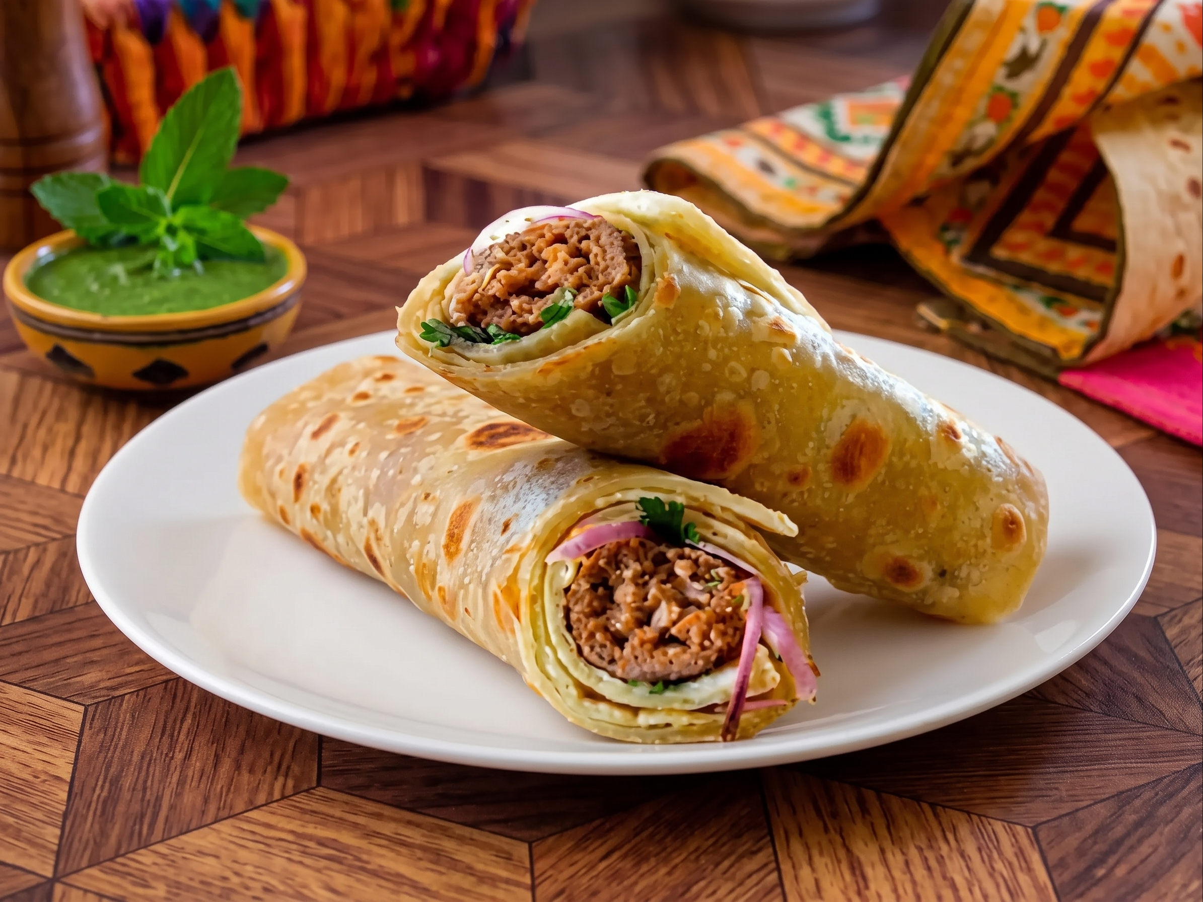 Kathi Roll & Fries