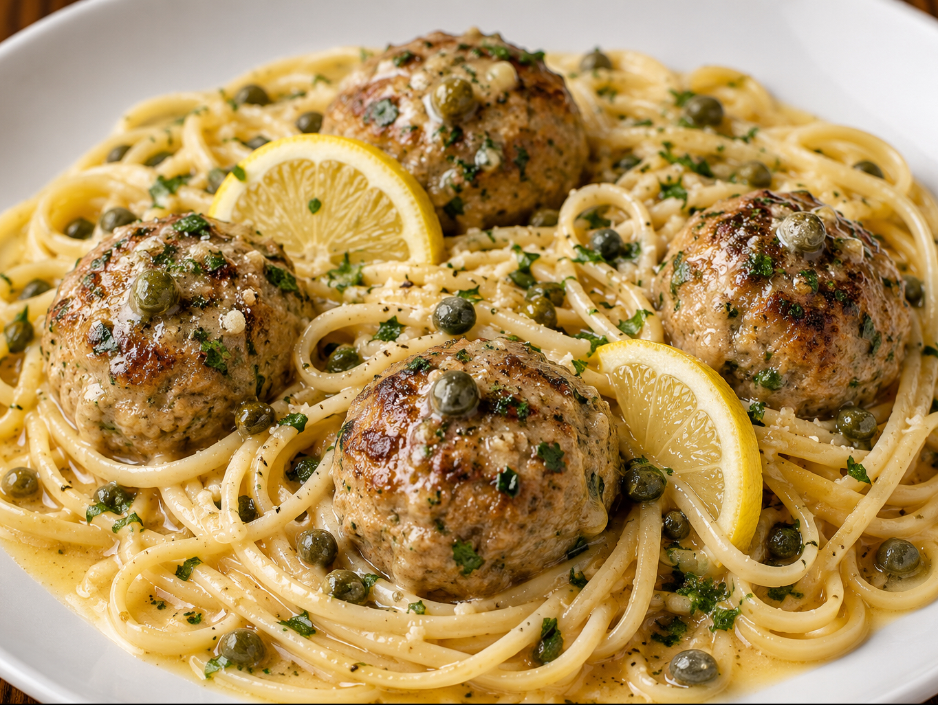 MEATBALL PICCATA LINGUINE