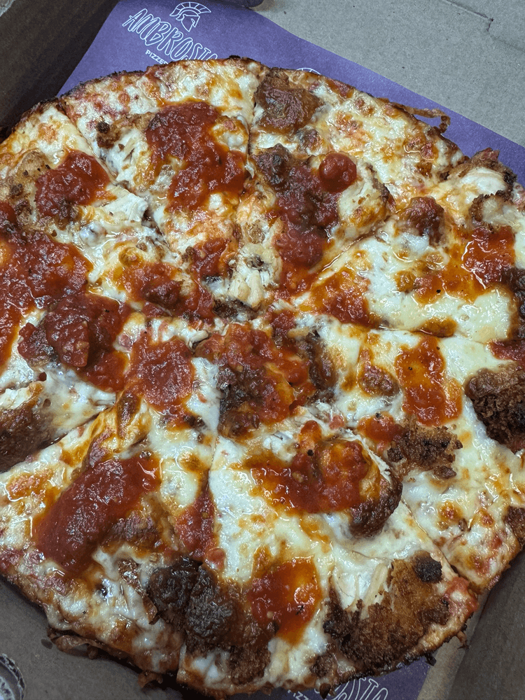 Chicken Parmesan Gourmet Pizza