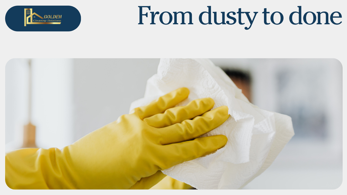 Golden cleaning solutions Image