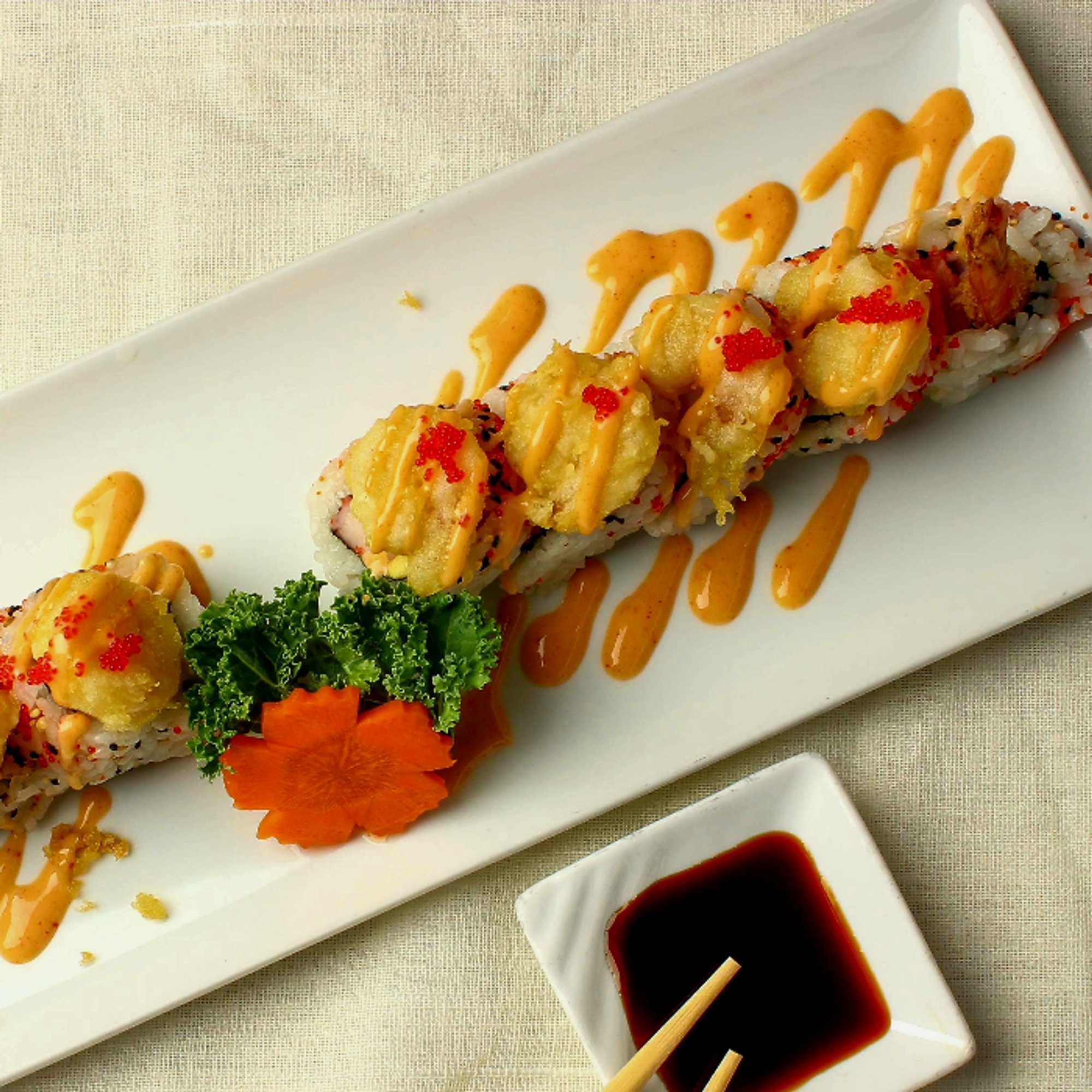 Crispy Rock Shrimp Roll