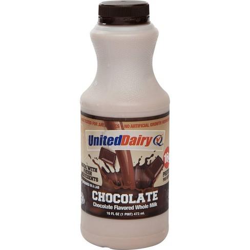 United Dairy Whole Chocolate Milk Pint