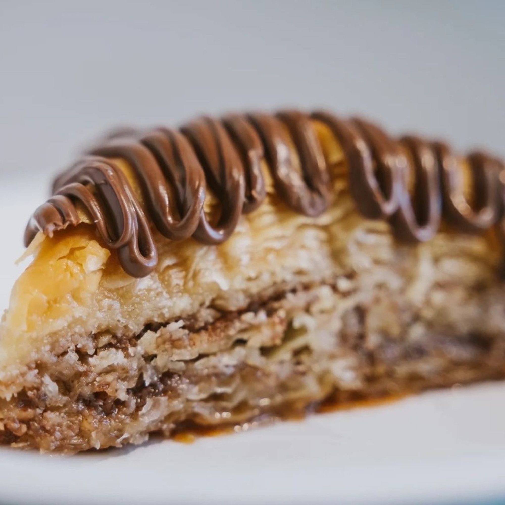 Baklava Nutella Drizzle