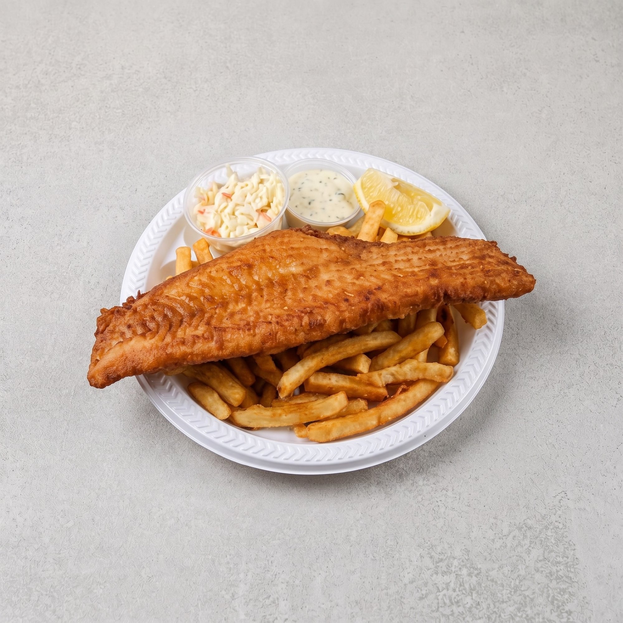 Fried Haddock Dinner