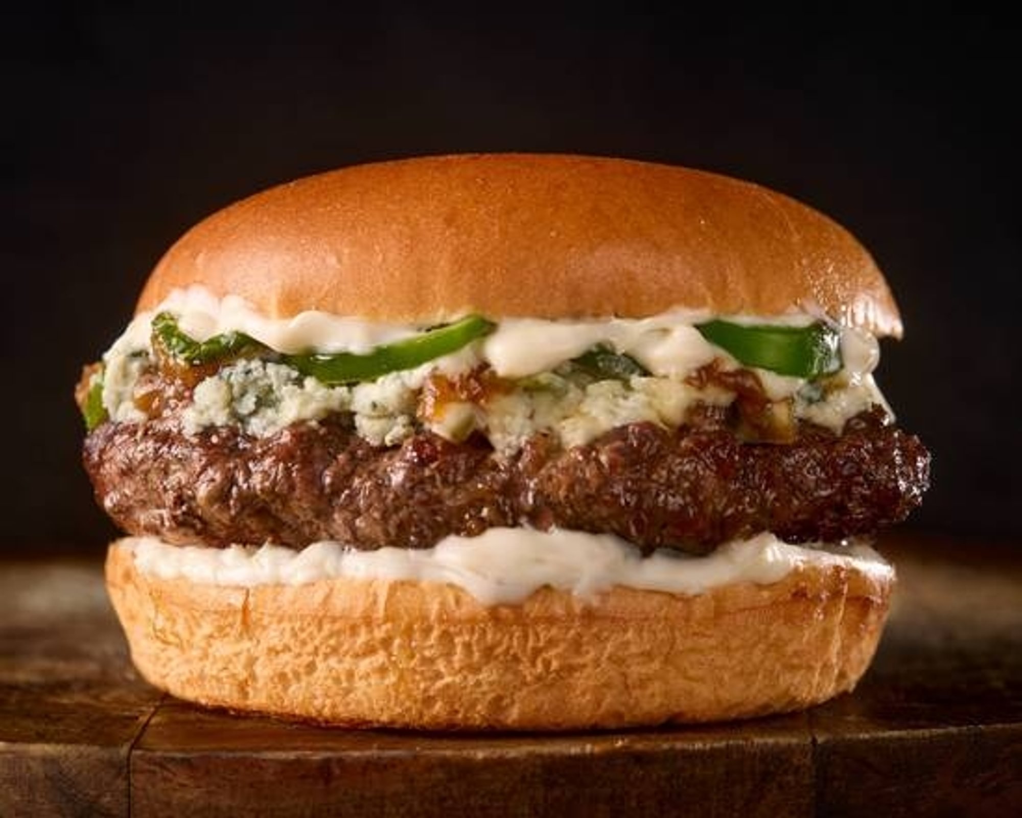 1/2 Lb Spicy Blues Burger