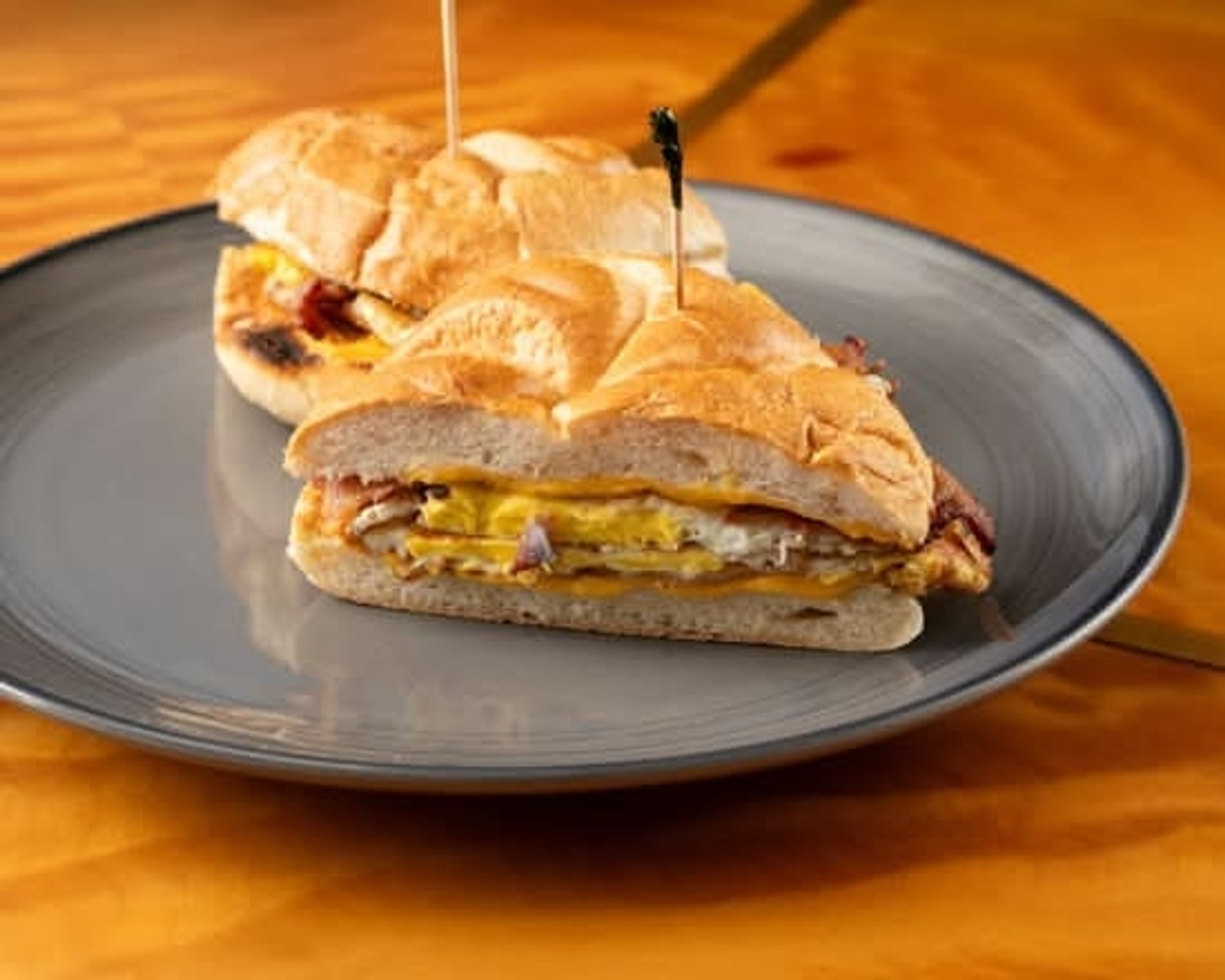 Bacon, Ham or Sausage Cheese & Egg Sandwich