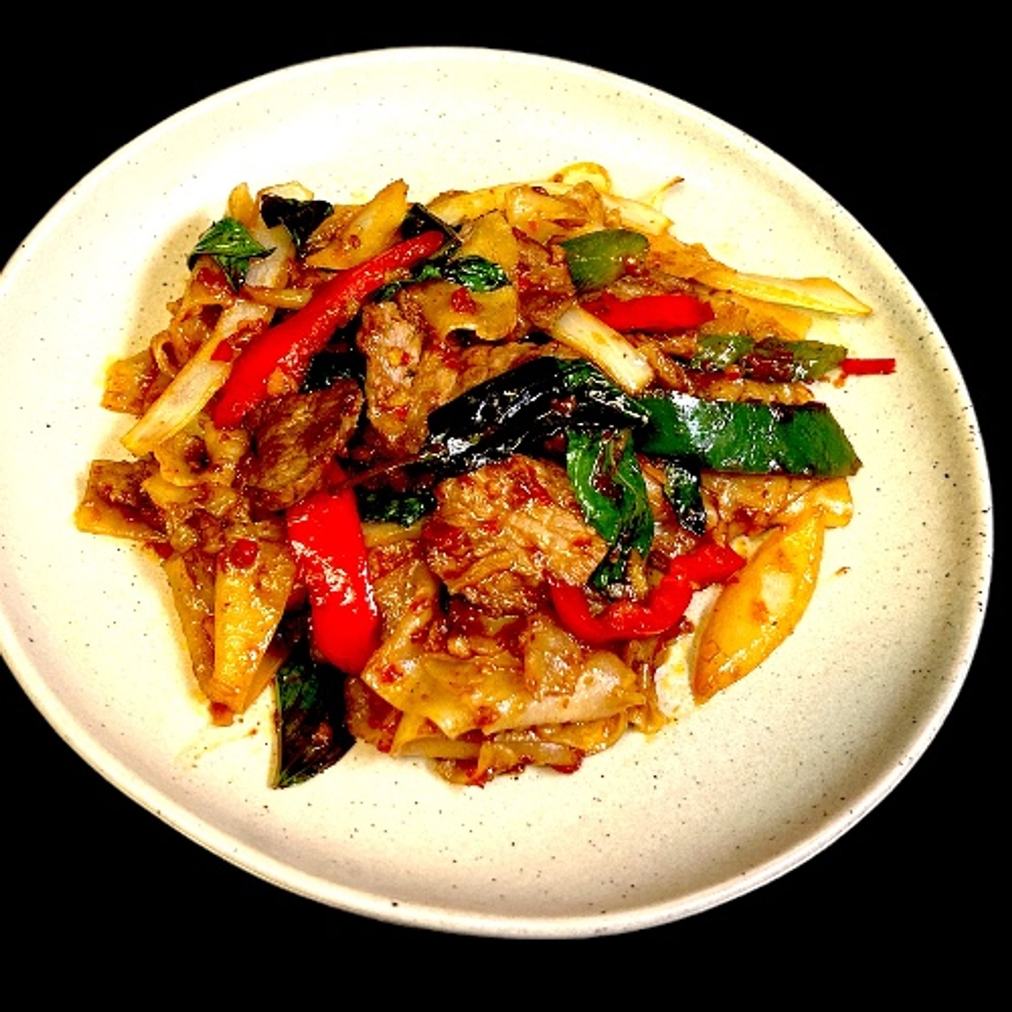 Beef Spicy Drunken Noodles