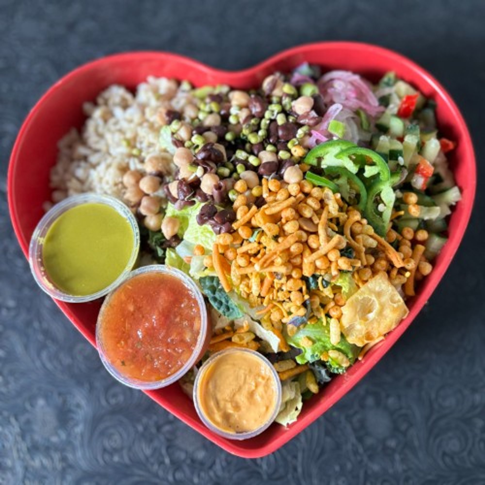 South of the Border Rice & Salad Bowl
