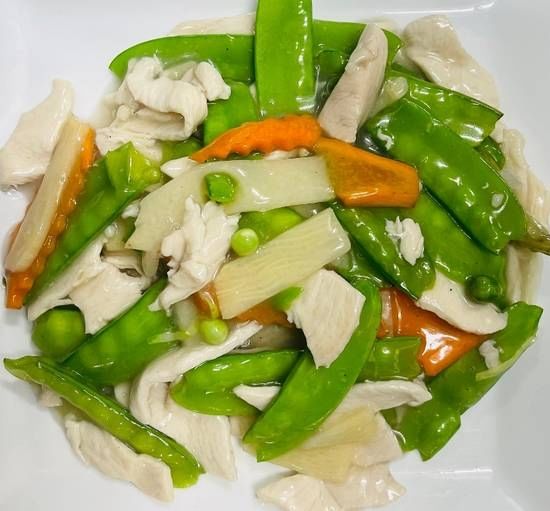 Beef with Snow Pea Pods D
