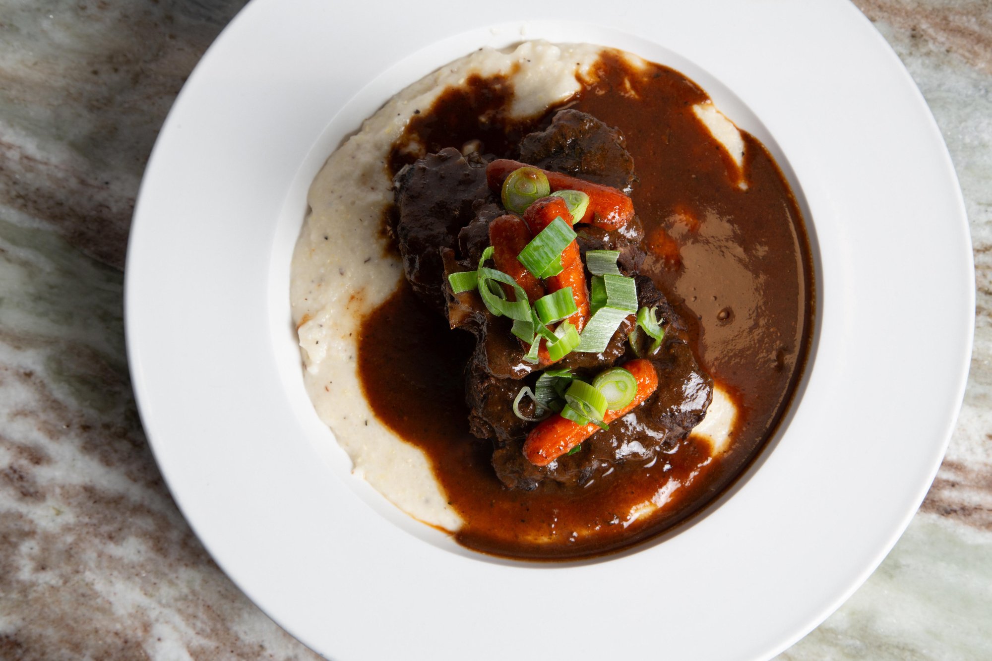 Oxtail and Grits