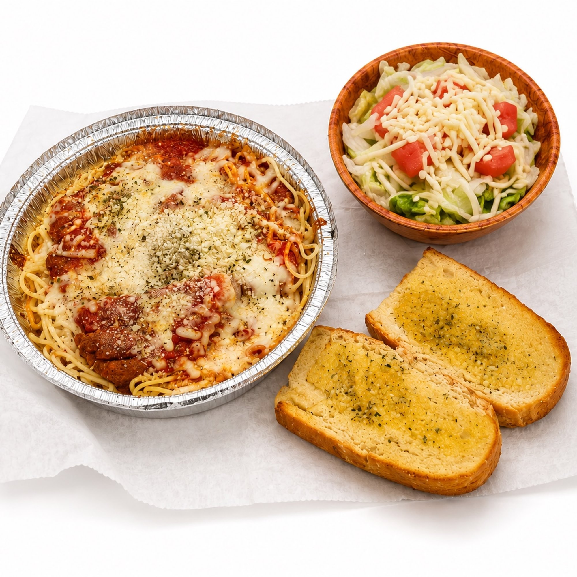 Chicken Parm & Spaghetti