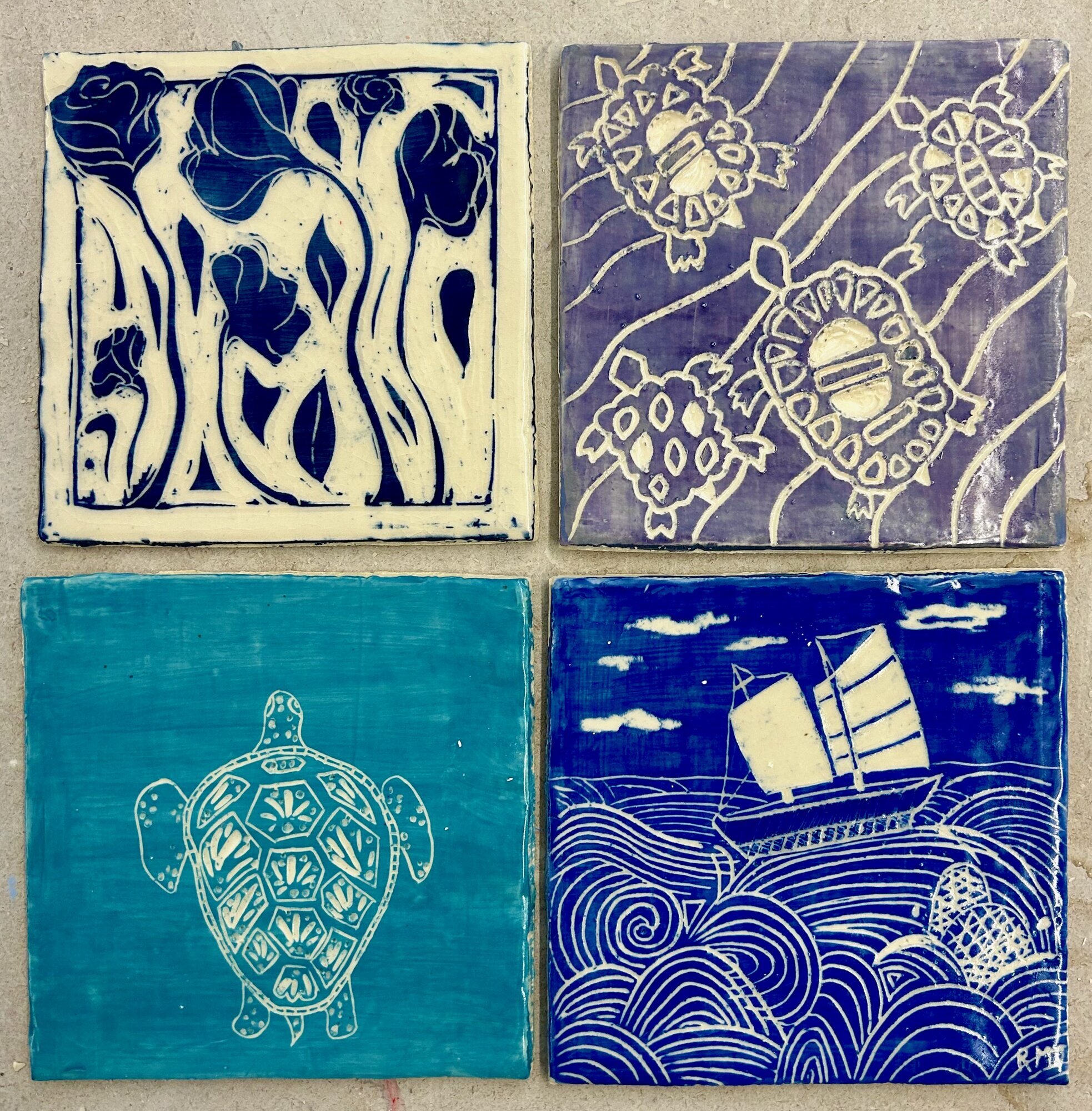 Blue Rabbit Ceramics Studio Logo