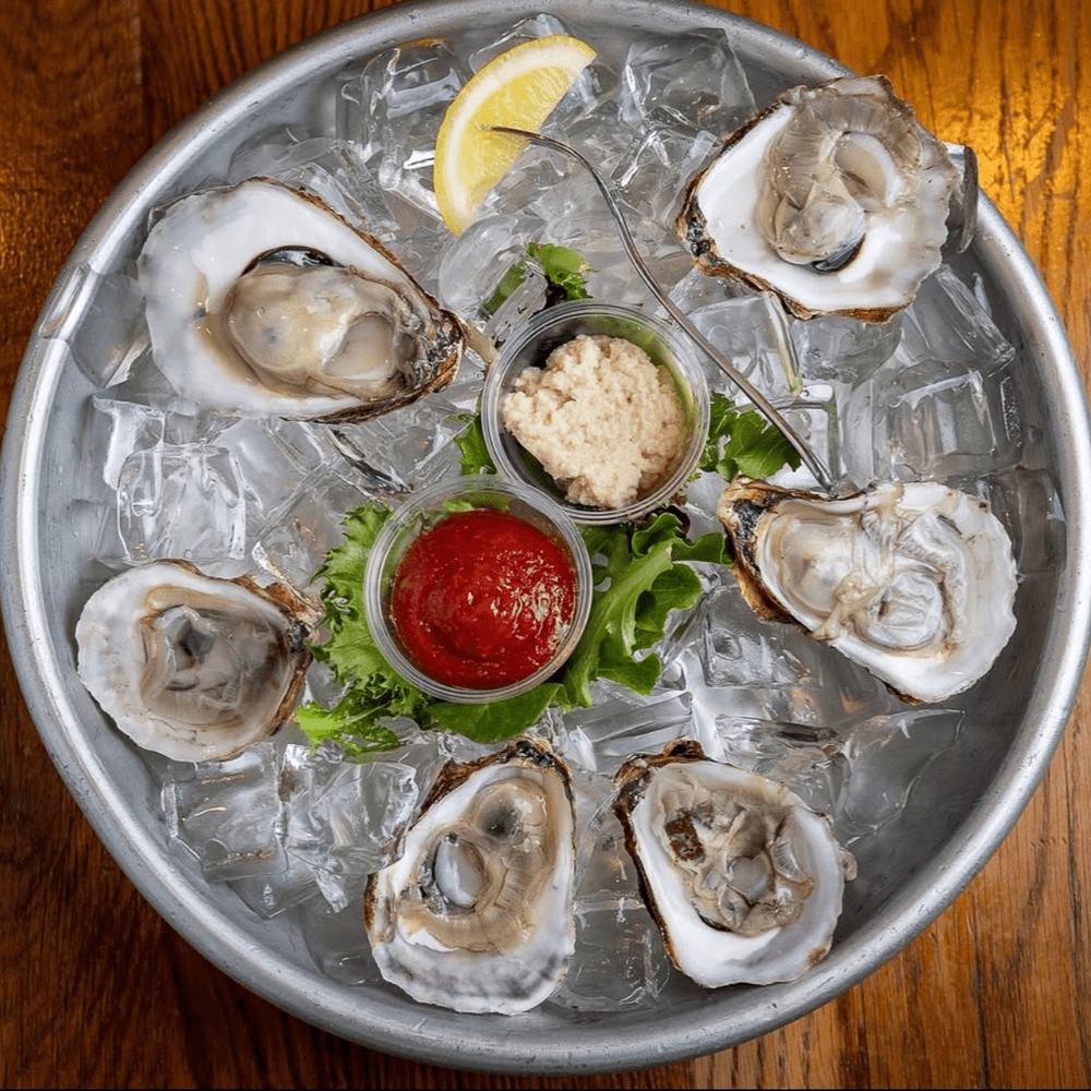 Fresh Clams on a Half Shell