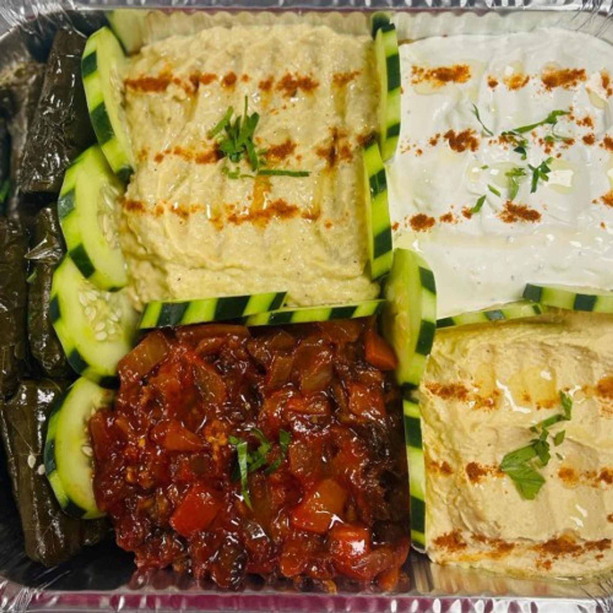 Cold Mix App Half Tray Shallow + Bread