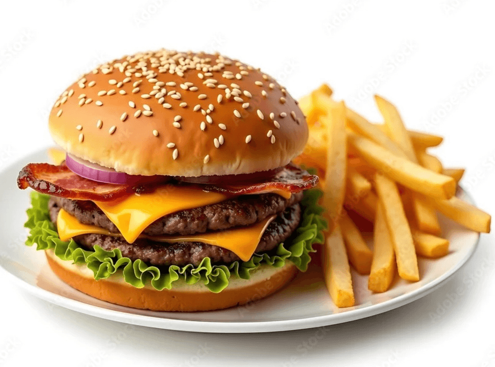 Twin Burger Platter