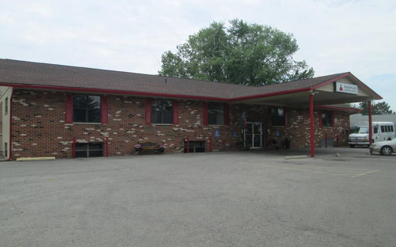 Building from corner of Cleveland Avenue and Teakwood.