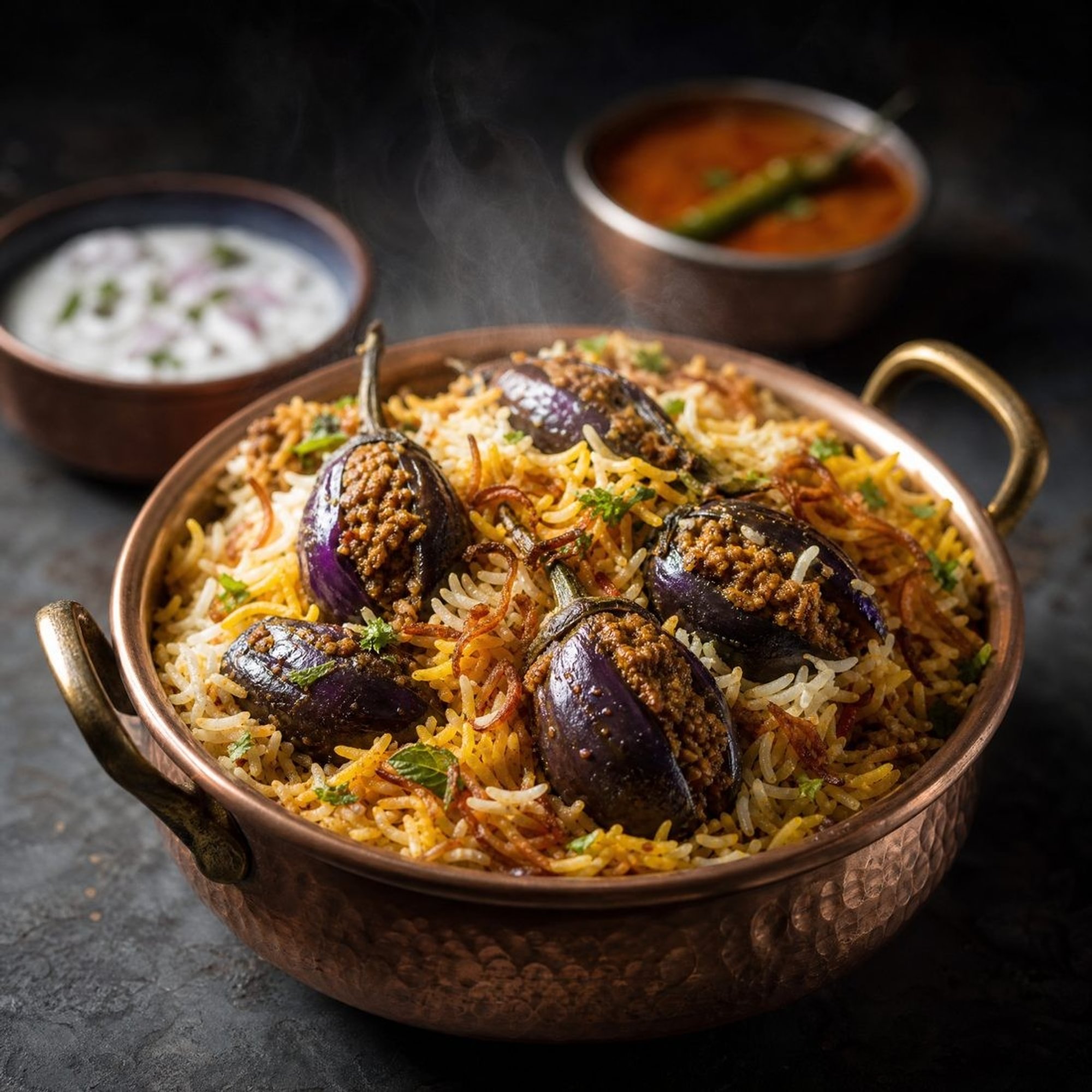 Gutti Vankaya Biryani
