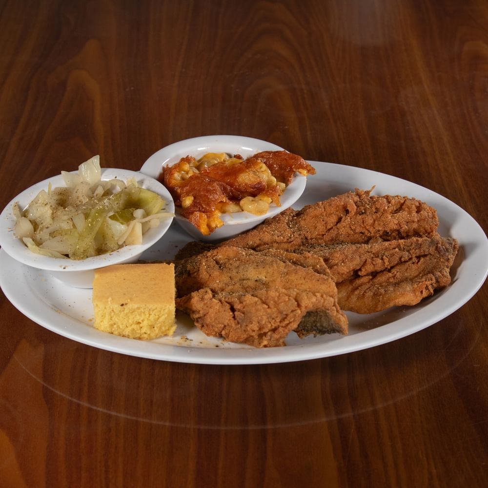 2pc Fish & 1 Side- Croaker