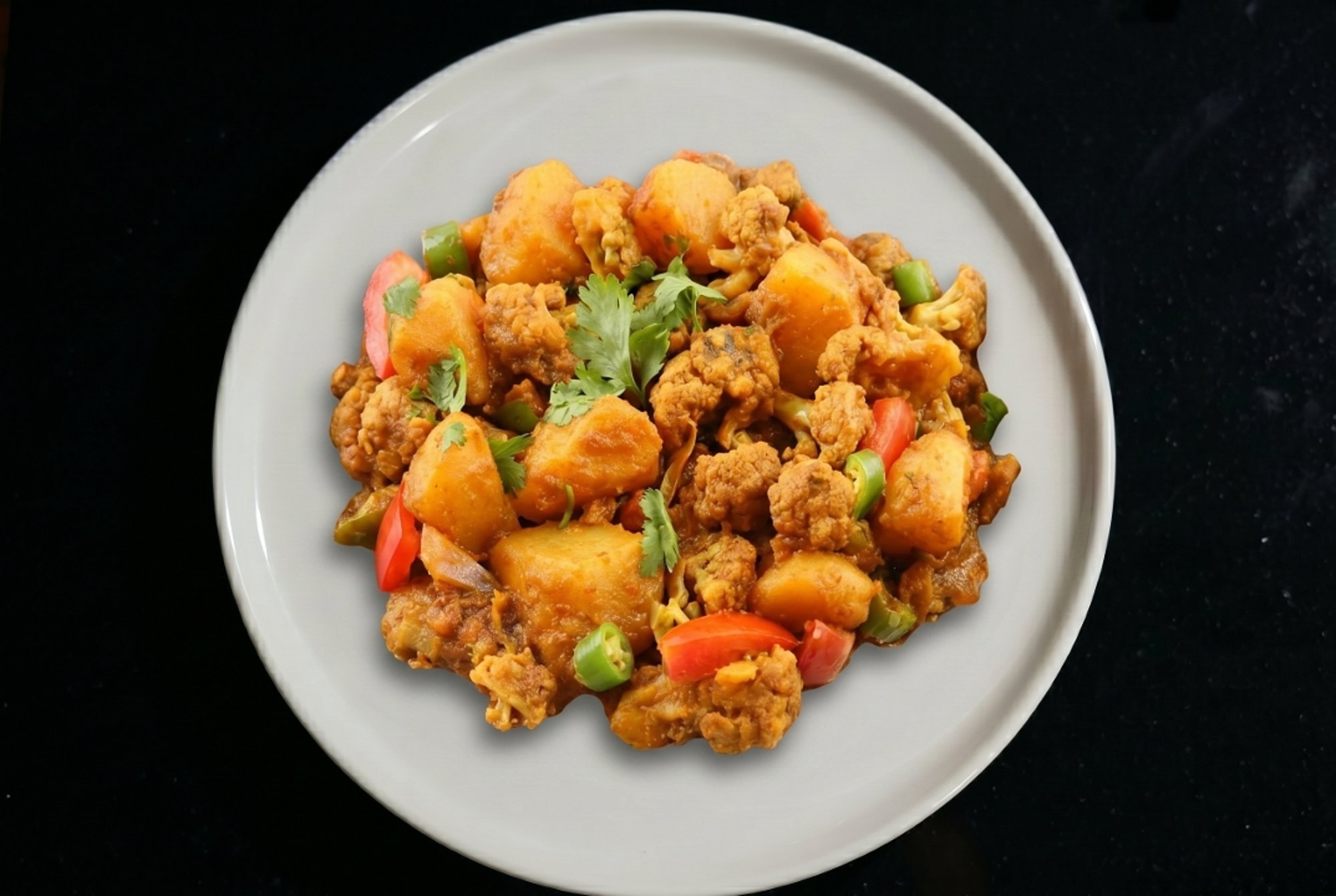 Kadai Aloo & Gobi