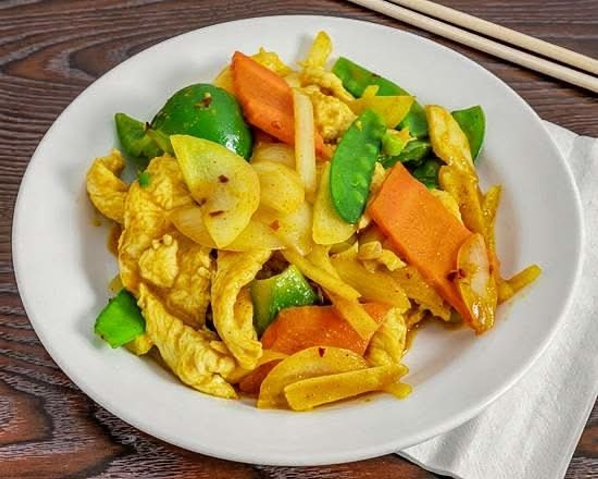 Chicken with Curry Sauce