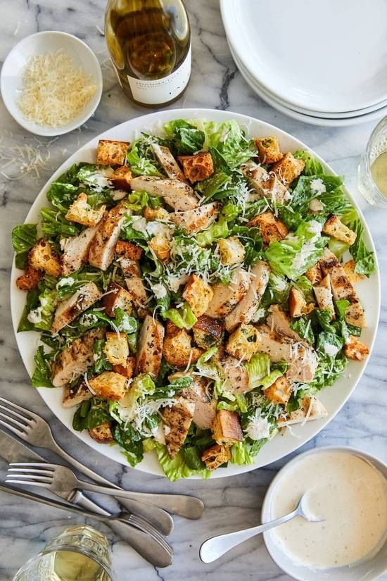 Caesar Salad with Chicken(half Tray)